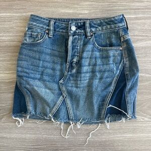 Pacsun denim mini skirt